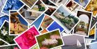 Travel Postcard Collage Wallpaper From MagicMurals Modern Ideas Design